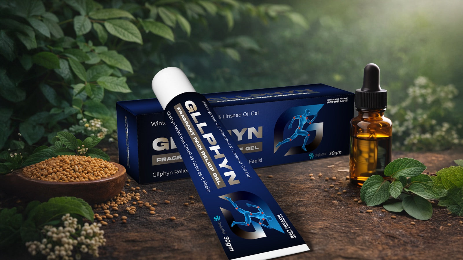 Gllphyn Fragrant Pain Relief Gel